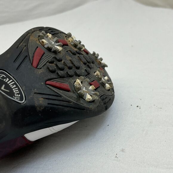 Callaway White and Burgundy Athletic Shoes - Picture 10 of 13